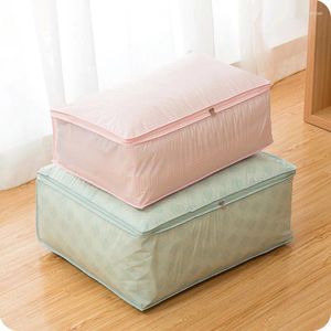 Storage Bags PEVA Quilt Bag Closet Space Saver For Clothing Duvets Bedding Pillow Dustproof Travel Luggage Organizer