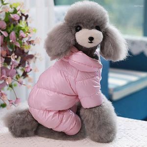 Hundkläder liten dräkt rompers jumpsuit vinter valp kappa jacka vattentät chihuahua yorkie pomeranian poodle bichon kläddräkt