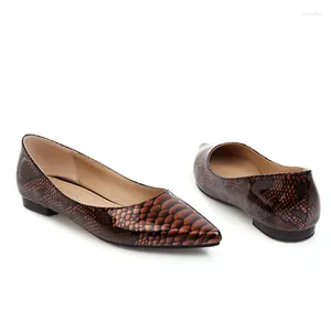 Dress Shoes Oversize Large Size Plus Pointed Shallow Mouth Single Summer Flat Ladies Women Woman