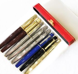 Pure Pearl Classic Series Roller Ball Pen Silver Metal Goldensilver Clip Clip Saction School Supports Письмо с гладкой и GIF9245162