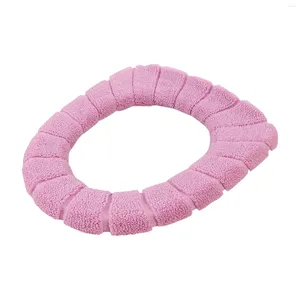 Toilet Seat Covers Cushion Washer Knitted Mat Cover Washable Antifreeze Thickened O Type Universal Comfy Warm Home
