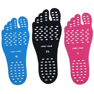 Sıradan Ayakkabı Yüzme Havuzu Yapışkan Ayak Padleri Plaj Paspasları Anti Kaydırma Görünmez Yalıtım Koruması Yalınayak Çubuk Toyslar Ayak Demirleri Sticker