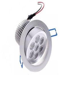 7x1W LED天井灯ランプフラッシュマウント7Wダム可能な110V 220Vスーパーマーケットバスルーム屋内ランパダ装飾暖かい白2950705