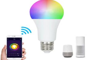 Smart LED -glödlampor WiFi LED -glödlampa Light 9W RGB Magic glödlampor Ljus kompatibla med Alexa Google Smart Home5208314