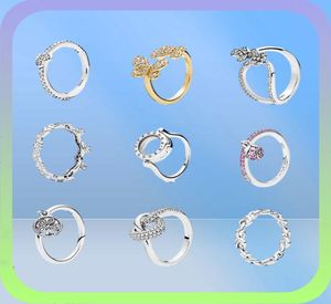 New 100 925 Sterling Silver Ring 197948cz 167913cz 197920cz 197924cz 197251 198094nccmx 197782cz 198086cz 198018 Geschenke 54420679513298