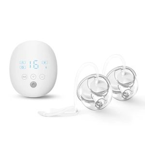 母乳用電気ポンプダブルサイレントウェアラブルオートマチックミルカーUSB充電式ハンズフリーポータブルベビーミルク抽出器