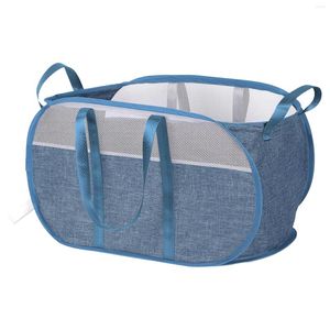 Laundry Bags Large Capacity Dormitory Wear Resistant With Handle Home Travel Bedroom Camping Foldable Portable Hamper Washing Room