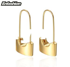 Enfashion Whole Lock Coldings Kolczyki Kolorowe kolczyki z kolczykami ze stali nierdzewnej dla kobiet biżuteria Brinco9272613