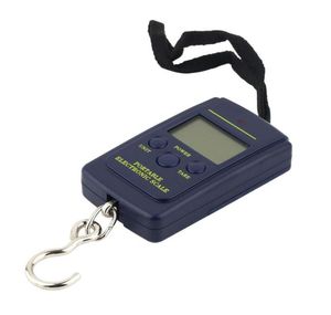 High Quality 20g 40Kg Digital Scales LCD Display hanging luggage fishing weight scale H1765 navy blue 1pcs3891657