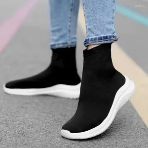 Casual Shoes Mwy Women's Sports Ankle Socks Boot Soft Lightweight Sneakers for Women Zapatillas Mujeres Male Running Storlek 36-45