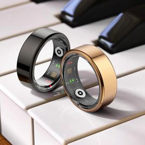 Fitness Anello intelligente IP68 Frequenza cardiaca impermeabile Misurazione della pressione sanguigna Monitoraggio del sonno Calorie Conteggio delle fasi SMARTRING 240415