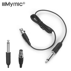 Cavi iiimimici Strumento per cavi per bassi mini 3pin xlr ta3f a 1/4 6,5 mm 6,35 mm per il trasmettitore di bodypack Akg Samson