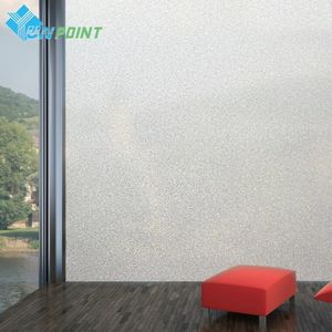 Window Stickers 0.4x2M Frosted Opaque Glass Sticker PVC Privacy Decorative Film Bathroom Office Waterproof Wall Home Decor