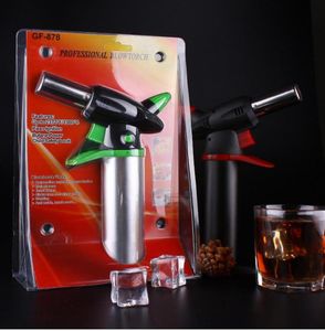 1300039C Metal Dab Jet Butane Torch Lighter Windproof Jet Flames Micro Butane Torch Lighter Professional Kitchen Torch Lighter 4586131