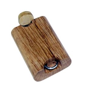 Cournot Natural Wood Dugout With Ceramic One Hitter Bat Pipe 4678mm Mini Wood Dugout Box Smoke Pipe Accessories7536171