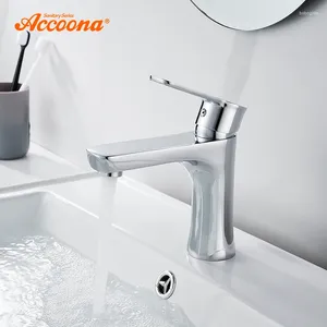 Bathroom Sink Faucets Accoona Classic Chrome Bathtub Faucet Wall Mounted Handheld Shower Head Set A9064