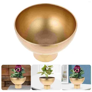 Vases Flower Arrangement Vase Metal Home Decor Centerpieces Decorative Gold Pot