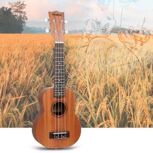 Cavi Soprano da 21 pollici Soprano ukulele 4 corde professionali con kit per chitarra Hawaii per coltivare gli studenti per gli studenti principianti