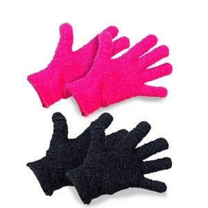 Bleach Gloves Nylon Hair Straightener Perm Curling Hairdressing Heat Resistant Finger Glove Hair Care Styling Salon Tools