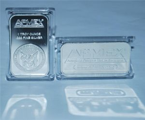 5pcslotアメリカの貴金属交換Apmex 1 oz 999メッキシルバーbar4697085