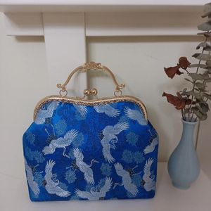 Torby na ramię klasyczne vintage japońskie kwiaty Shell Zamknij China Bag w torebki torebki torebki łańcuchy crossbody