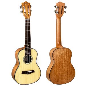 Guitar Kmise Concert Ukulele Spruce Spruce Mahogany Guitar Head 23 polegadas ukelele uke 4 string havaí guitarra