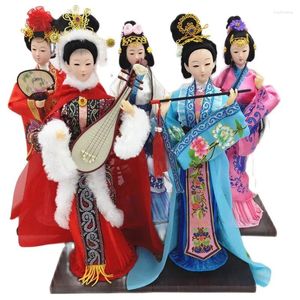 Estatuetas decorativas quatro belezas antigas bonecas tangrenfang povo estilo chinês artesia presentes ornamentos decoração de acessórios domésticos decoração