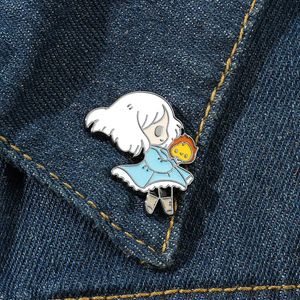 Howls Moving Castles Hard Emamel Pin Cute Cartoon Magic Wizard Medal Brosch Jewelry Miyazaki Hayaos Anime Movie Fans Gift S1000