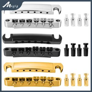 Guitar Tom Style Electric Guitar Bridge Tune o Matic Style W/2 perni per LP Electric Guitar Electric Guitarra Parti Accessori S/B/G