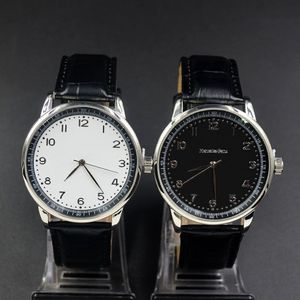 Popüler araba Ben Marka Tarzı Erkekler Deri Strap Quartz Wrist Watch259D