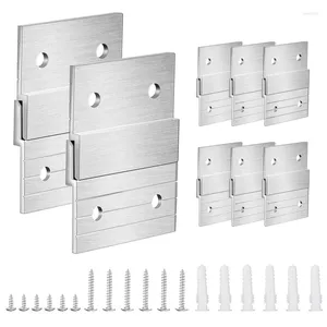 Frames 1 Set 5In French Cleat Hanger Heavy Duty Metal Po Rack Art Frame Wall Hardware Z-Barfor Hook Mirror Easy Install