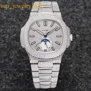 Błyszczący Diamond Watch Men Designer Watches Wysoka jakość 41 mm Automatyczny ruch mechaniczny stal nierdzewna BSAPPHIRE WODYPROOM BIZNESKIE