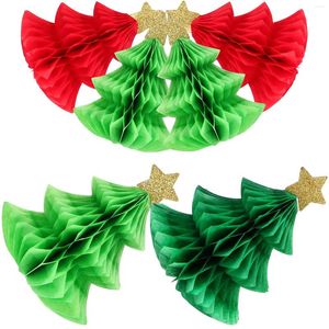 Papéis de parede 6 pcs decoração de árvore de natal