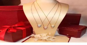 I S925 Colar de estampa de leopardo prateado Qualidade de jóias populares de festa de alta moda para mulheres jóias de casamento de pantera luxuosas leopar4621400