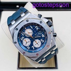 Causal AP Wrist Watch Royal Oak Offshore Series Mens Automatic Machinery Swiss Male Waterproof Night Light Date Display Business Leisure 26470