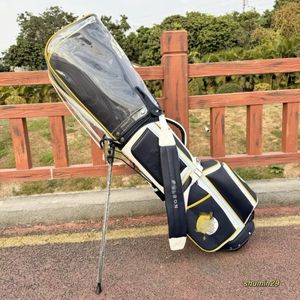 Golfväska Holder Package Men's and Women's Shoulder Light Golf Clubs Komplett uppsättning gratis transparent mössa Rätt version Hög kvalitet