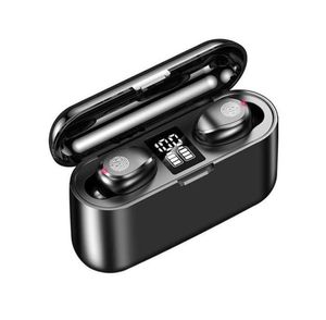 Słuchawki słuchawki 2021 F9 Bezprzewodowe douszne Earbud Bluetooth TWS Binaural Inear Sport Słuchawki cyfrowe wyświetlacz dotykowy z p6362284