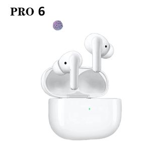 Pro6 USB-C bezprzewodowy słuchawki słuchawkowe TWS Bluetooth 5.3 Sports PODS BUDS WYDAWANIE MINI SŁOWNEGO HAID ANCULUNKI WODYPRODOWE WODYPRYKI