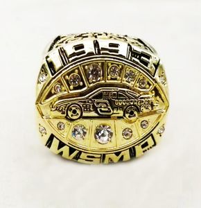 Size 615 Whole Men fashion jewelry 1993 NASCAR race championship ring alloy sports fans collection souvenirs Christmas friend9588785