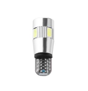 1 PC NOWOŚĆ Carstyling Hid White Canbus DC 12V T10 194 192 158 W5W 5630 6SMD CAR CAR CAR AUTO LED LAVE LAVE93228480