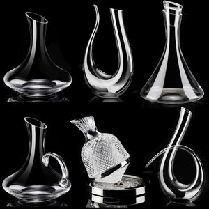 Highgrade Crystal Glass Red Wine Decanter Hushållen Dispenseuropean Jug Personality Set 240415