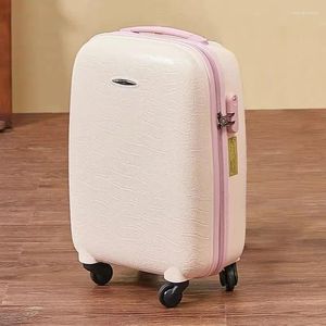 Resväskor lätta rullande bagagestresor Suitcase 18 Boarding Box Unisex Student Trunk stor kapacitet Trolley Cases Universal Wheel