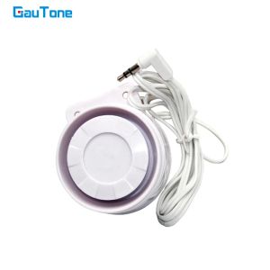 System Gautone Wired Siren Lautsprecher 3,5 -mm -Buchse für drahtlose GSM Alarm System Home Security PG103 PG107 PG105 PG106