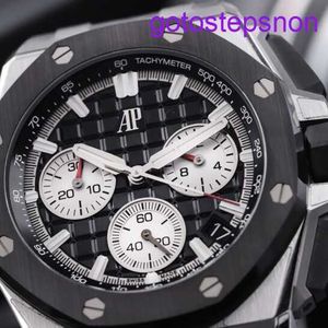 Designer AP Wrist Watch New Offshore AP26420 43mm Steel Diving Watch Rugged Appearance