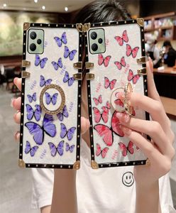 Butterfly Conch Shell Połączenia telefonu Motorola G Pure Power Stylus Google Pixel 6 7 Pro LG STYLO 7 6 5 Luksusowy pierścionek z bani