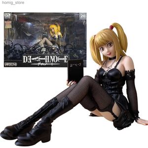 Figuras de brinquedo de ação 12 cm Anime Death Notes misa figura Toy Carro Deathnote L Killer misa Amane Figura Coleção Modelo de brinquedo Presente Ornamento Novo Y240415