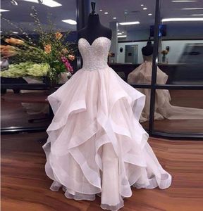 Wykwintne marszczenia sukienki na studniówkę w kształcie szereta szyi z tiule różowy sukienki quinceanera eleganckie rurociągi podłogowe zamek błyskawiczny Evenin4681486