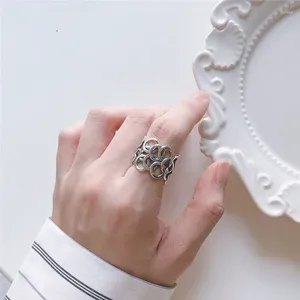 Anéis de casamento boho círculo vintage para mulheres anel de dedo 2024 Feminino Bohemian Jewelry Gifts