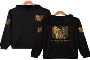 Japan Anime Attack on Titan Men Bluzy Bluza zimowa moda z kapturem z kapturem z kapturem z kapturem