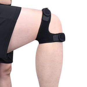 バスケットボール関節炎デュアルストラップ膝蓋骨腱は、スポーツ用の膝ブレース膝ベルトストラップをサポートする